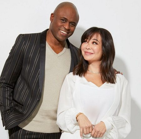 Wayne Brady y su segunda esposa Mandie Taketa.