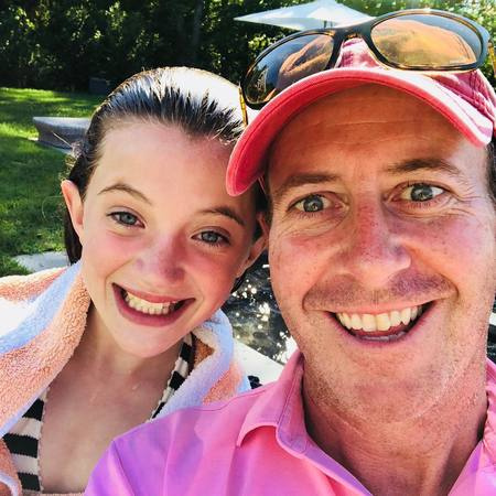 nora o'Donnell daughter, Riliey with her father, Geoff Tracy