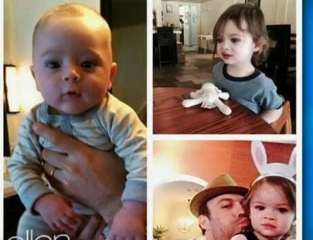 La foto de Bodhi, sus hermanos y su padre.
