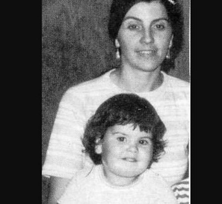 Jordan Knight com sua mãe.