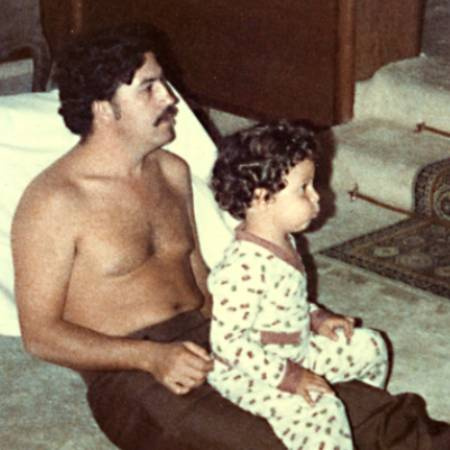 Pablo Escobar e seu filho