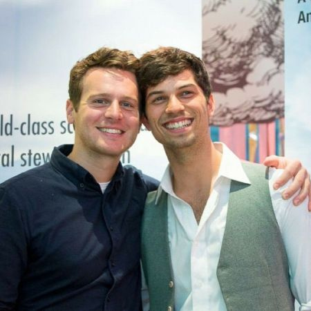 Jonathan Groff und Freund Corey Baker