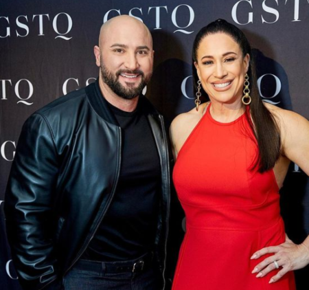 Dave Rienzi con su esposa, Dany García