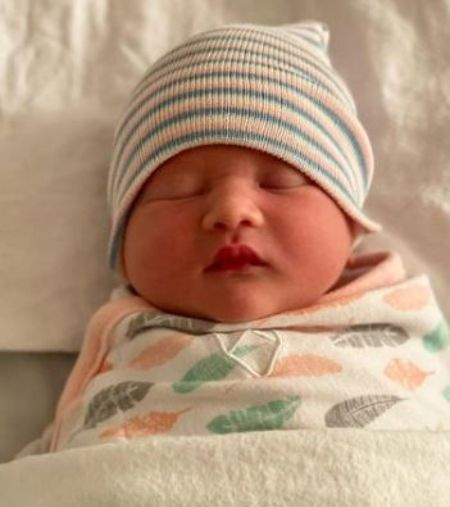 Evie Elise Kress cuando acababa de nacer