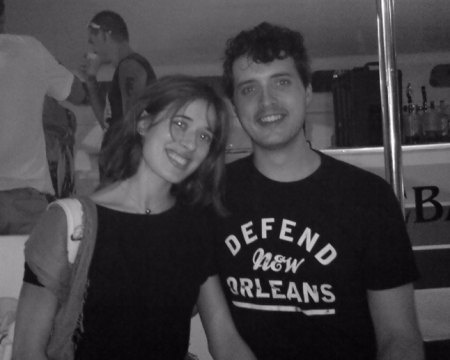 Eli Kay-Oliphant y Marina Squerciati's throwback photo.