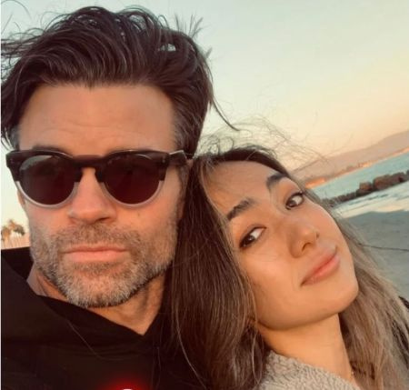 Rachael Leigh Cook's ex-spouse with his girlfriend.