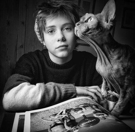 Sofia Lillis' cat Crackle