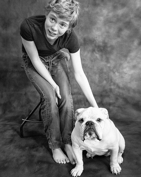 Sofia Lillis' dog Gracie