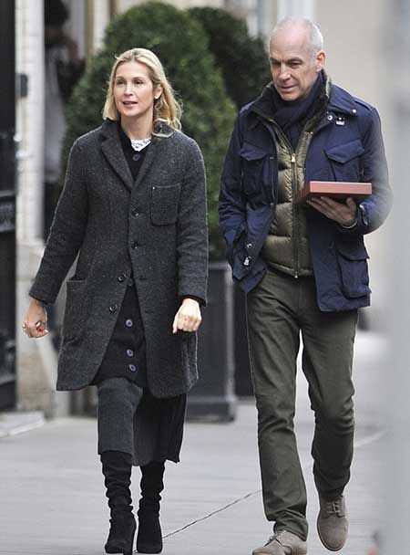 Kelly Rutherford y su exnovio Tony Brand