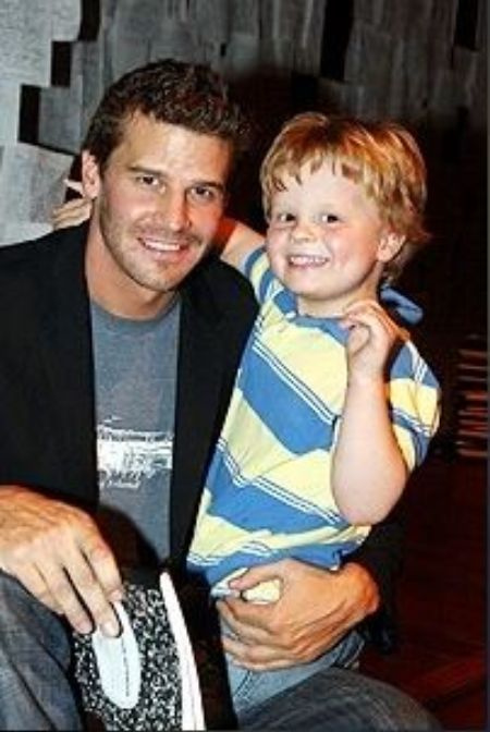 La estrella de Bones, David Boreanaz, con su hijo, Jaden Rayne Boreanaz.