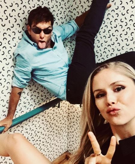 The Boys met en vedette Erin Moriarty et Antony Starr sur ce dernier's Instagram.