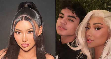   Nikita Dragon e il suo presunto fidanzato, Alexander Rosario