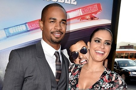   Damon Wayans Jr. y su esposa Samara Saraiva.
