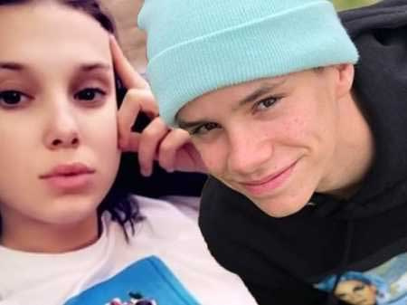 Millie Bobby Brown y su exnovio Romeo Beckham