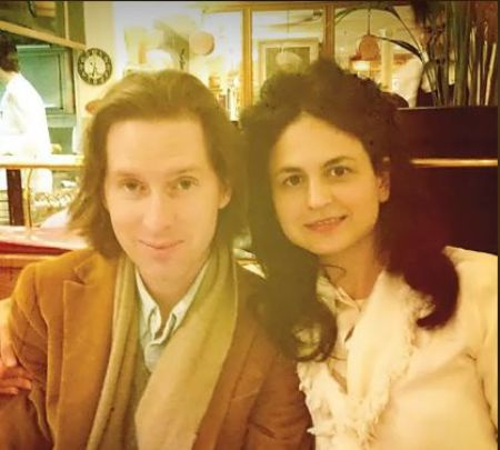 Il regista del Grand Budapest Hotel Wes Anderson e il suo partner e autore britannico di lunga data Juman Malouf