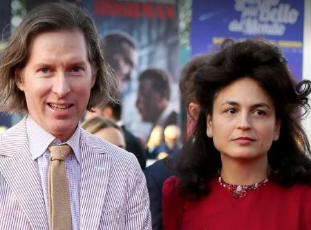 L'attrice di French Dispatch Wes Anderson e sua moglie Juman, scenografa laureata alla Brown University