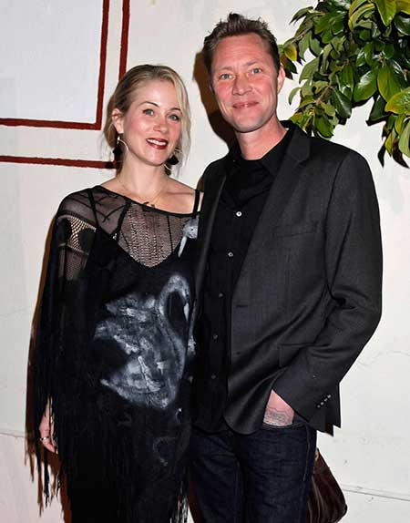 Christina Applegate com o marido Martyn LeNoble