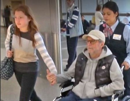 Eric Clapton con su hija menor, Sophie Belle.