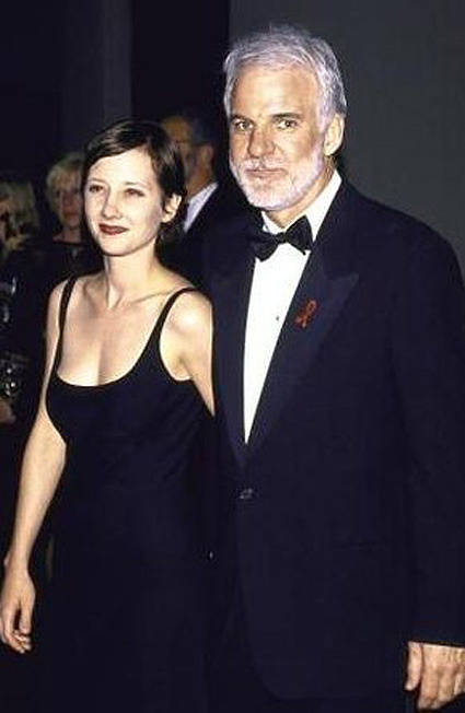 Steve Martin con su ex novia Anne Heche