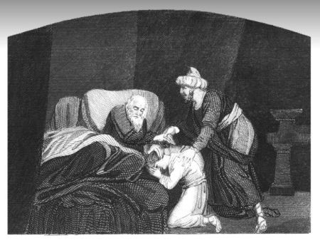 Une interprétation de Colestein Veglin au lit avec son parent