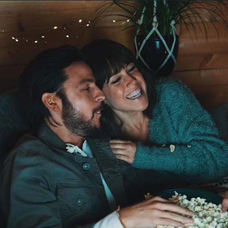 Tyler et sa co-actrice Erin Krakow