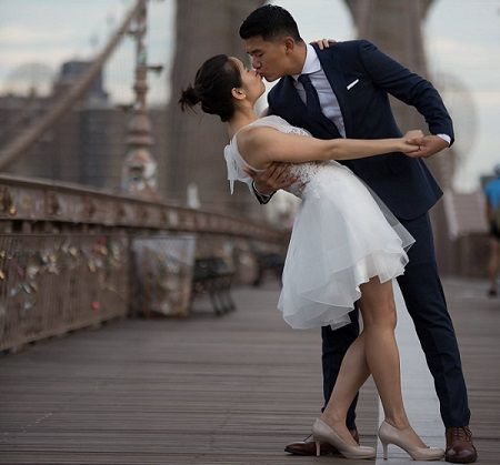   Ronny e sua moglie Hannah si sono sposati per la terza volta a New York.