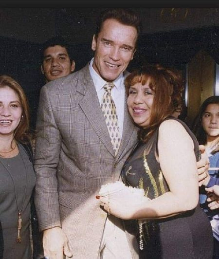 Mildred Patricia Baena com Arnold