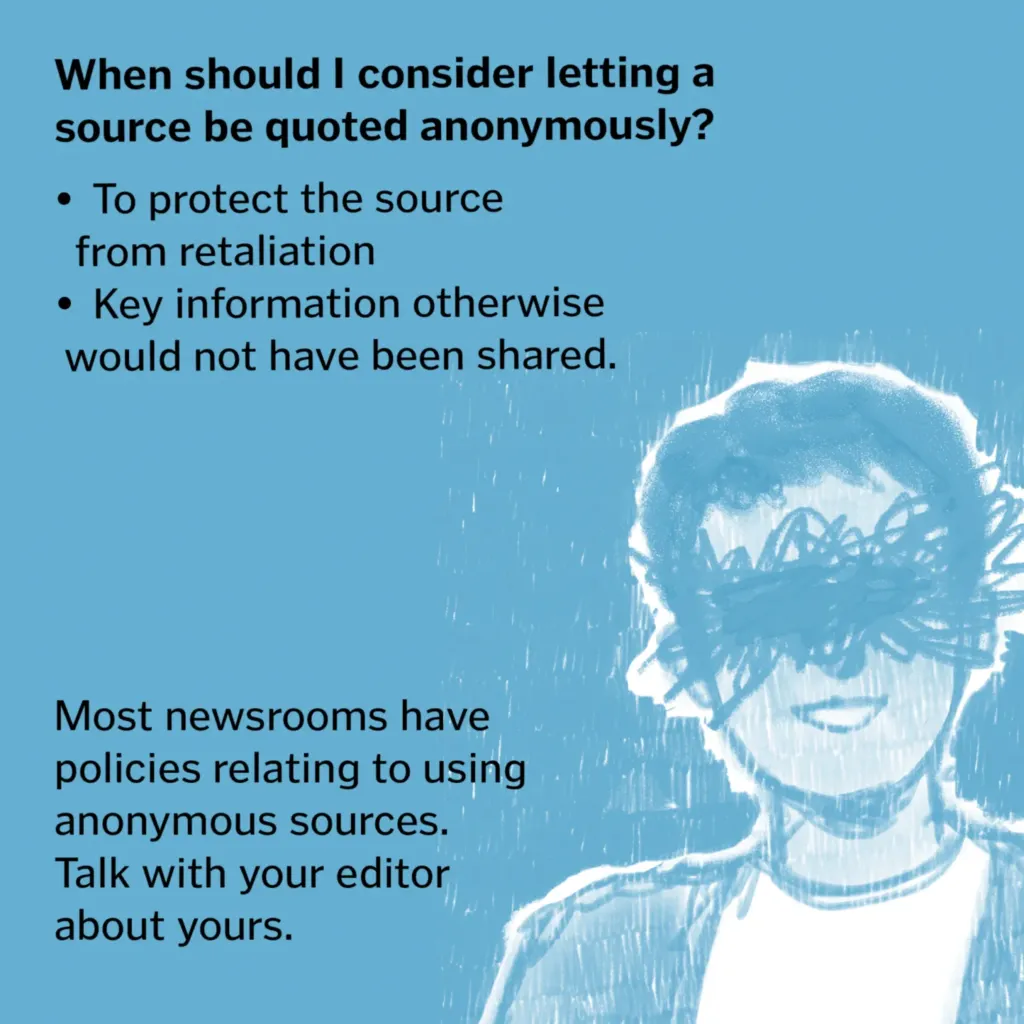 An illustrated Poynter guide to using unnamed sources in your reporting