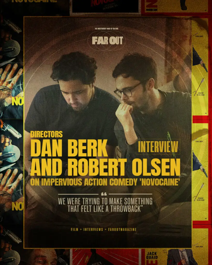 Estábamos tratando de hacer algo que se sintiera como un retroceso: los directores Dan Berk y Robert Olsen en la impermeable comedia de acción Novocaine