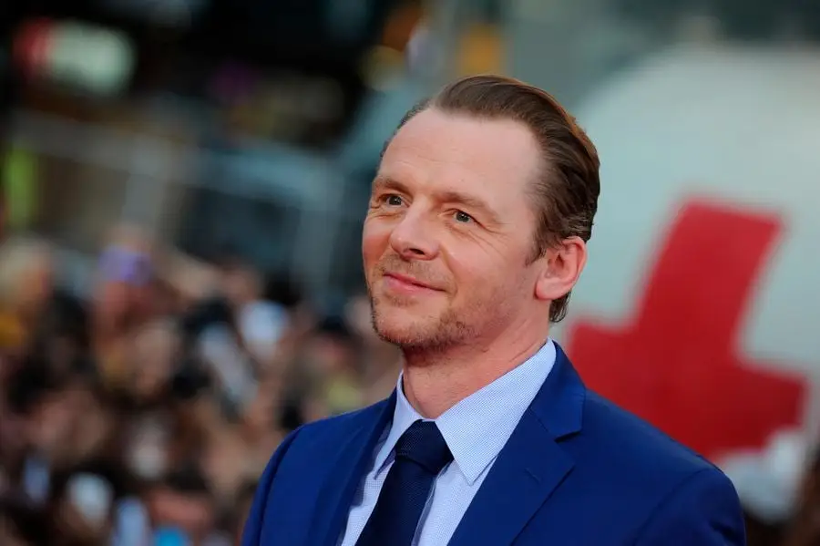 Simon Pegg, escondendo seu alcoolismo na missão como um todo: impossível iii