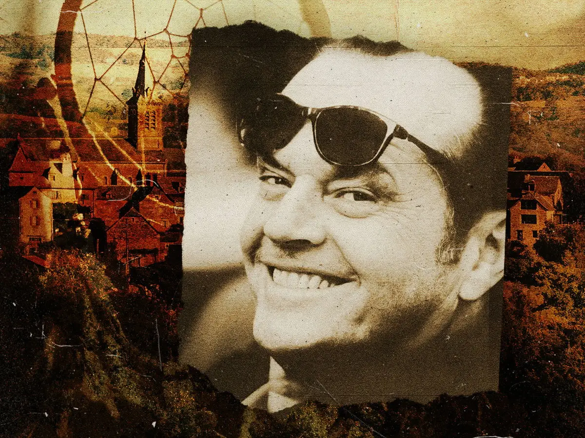 O filme Jack Nicholson cena estava em pedra dele