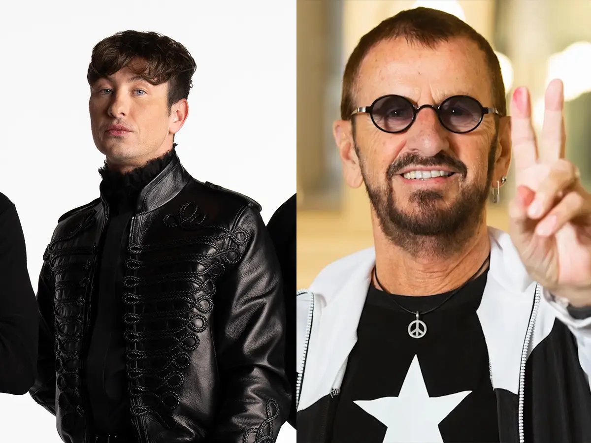 Barry Keoghan Lauds Ringo Starr un ícono en medio de la película biográfica de los Beatles