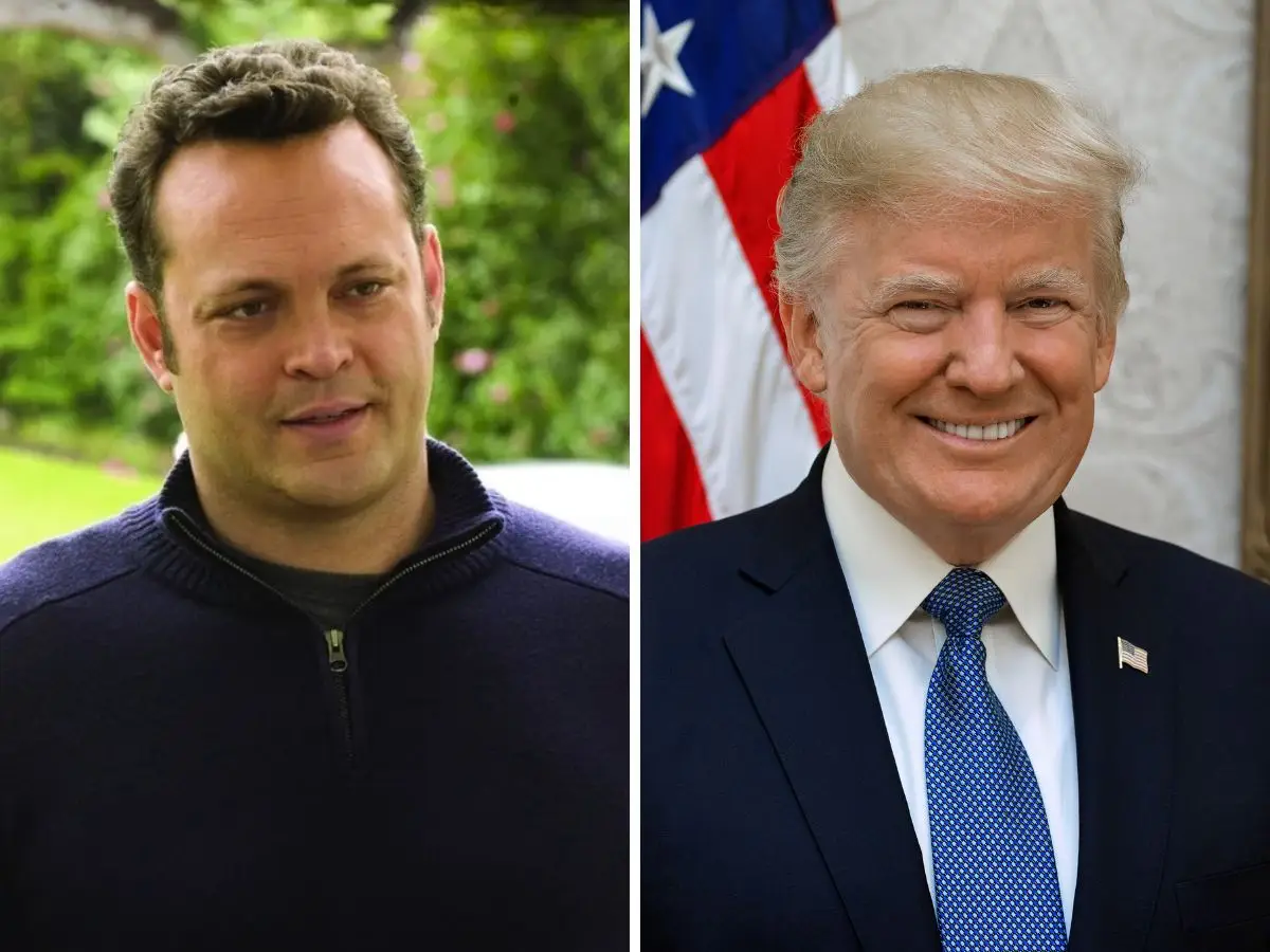 Vince Vaughn visita a Donald Trump en la Oficina Oval
