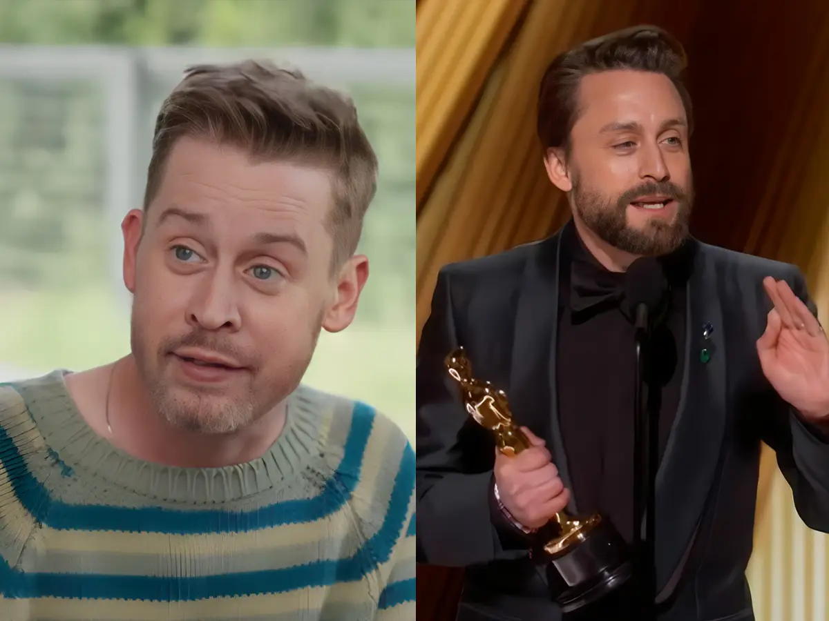 Lo único que vi: Macaulay Culkin lloró viendo al hermano Kieran ganar un Oscar