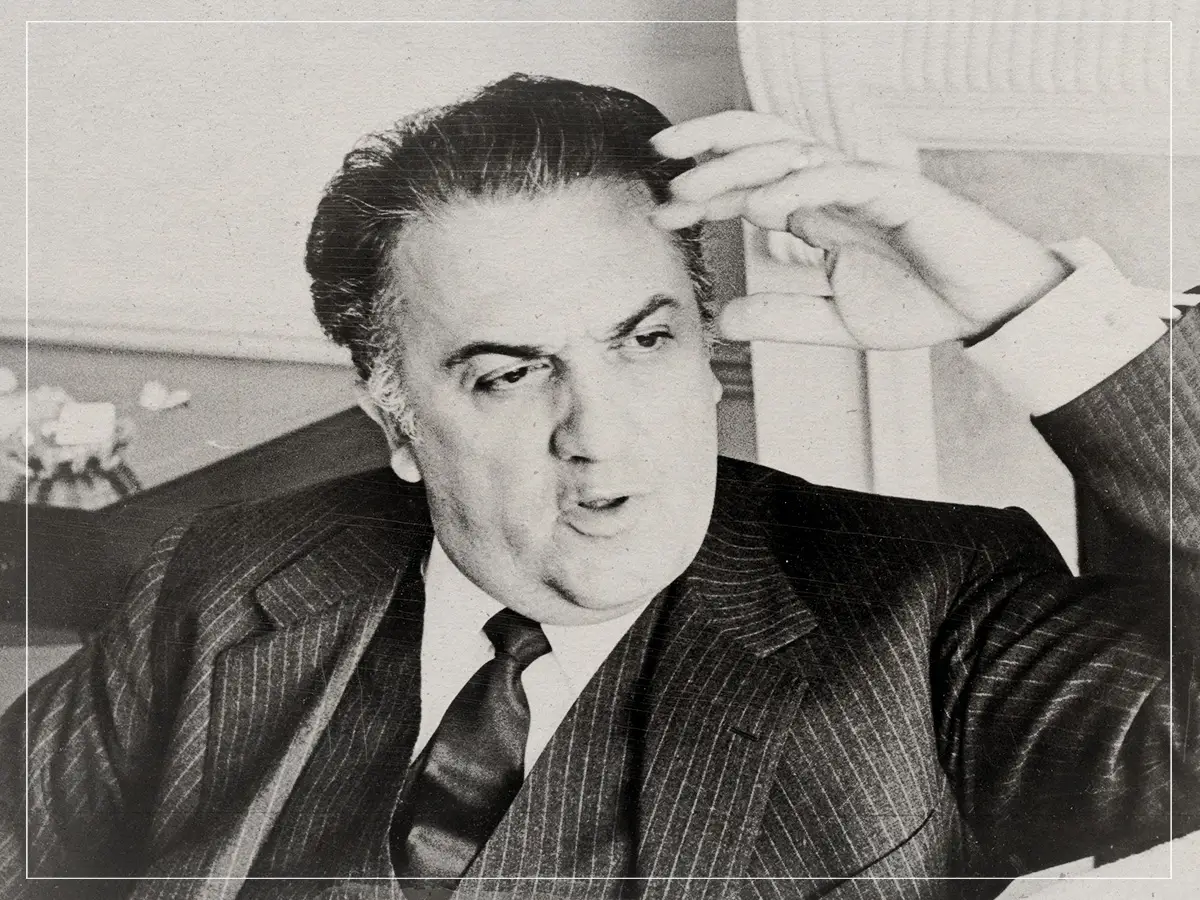 Federico Fellini refere -se ao melhor exemplo de vida cinematográfica
