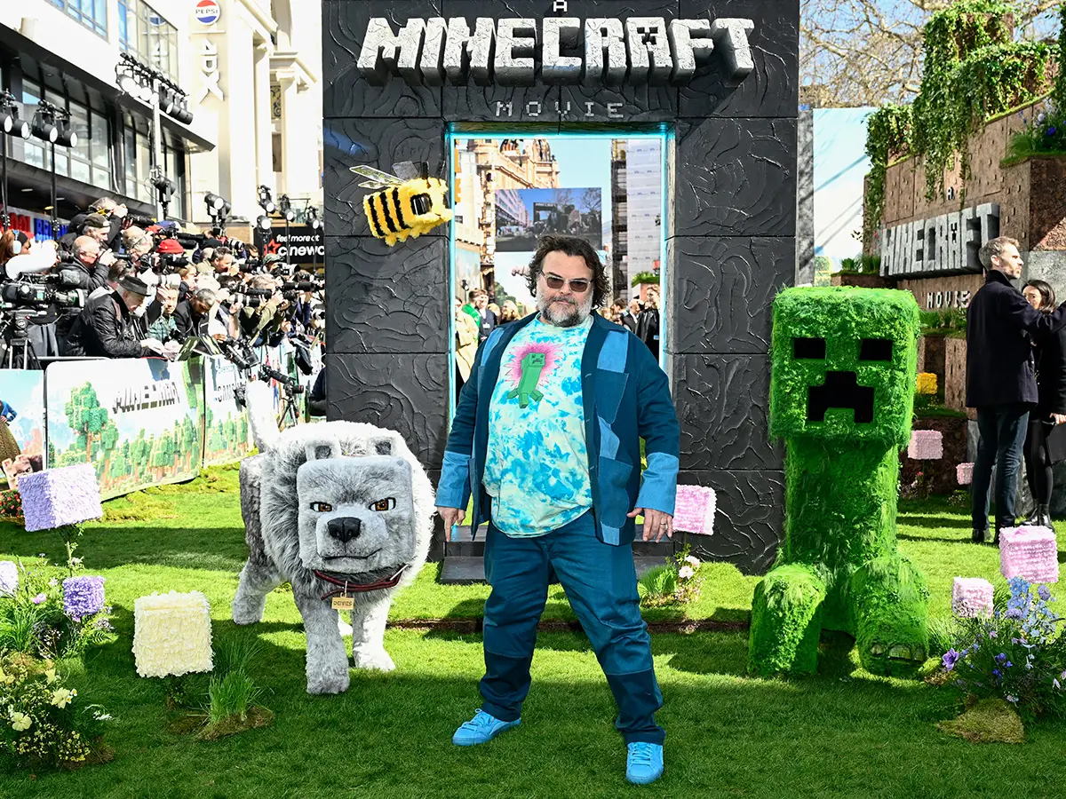 Jack Black faz a história da lista do Reino Unido com a trilha sonora de um filme de Minecraft