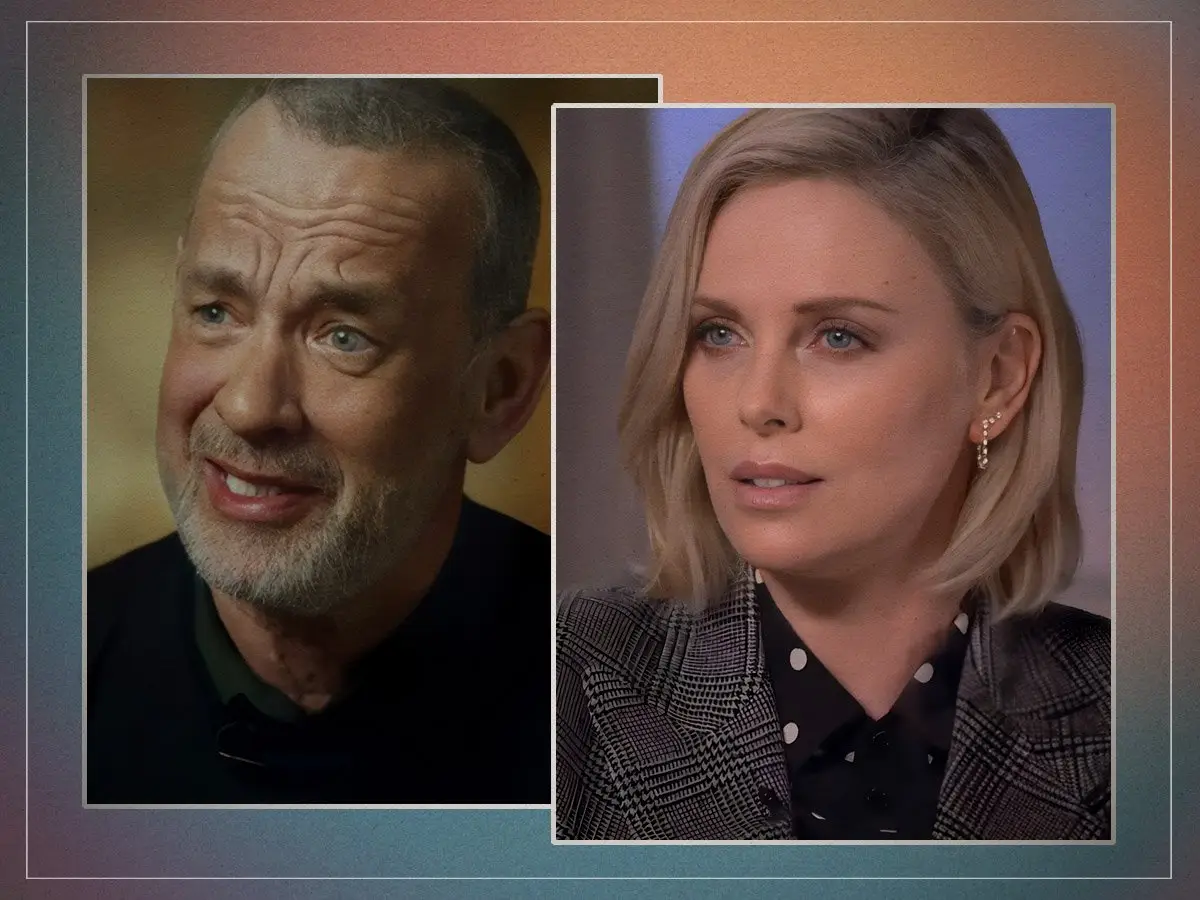 A conversa com Tom Hanks, que Charlize Deron Devastated: Ele tem tal maneira em palavras