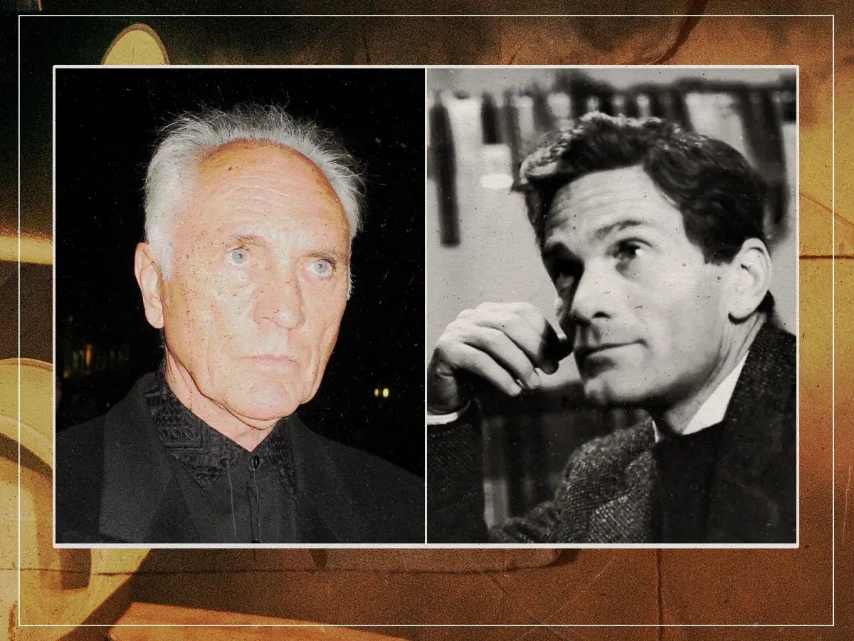 Ele recebeu o endereço incomum do selo Terence de Pier Paolo Pasolini