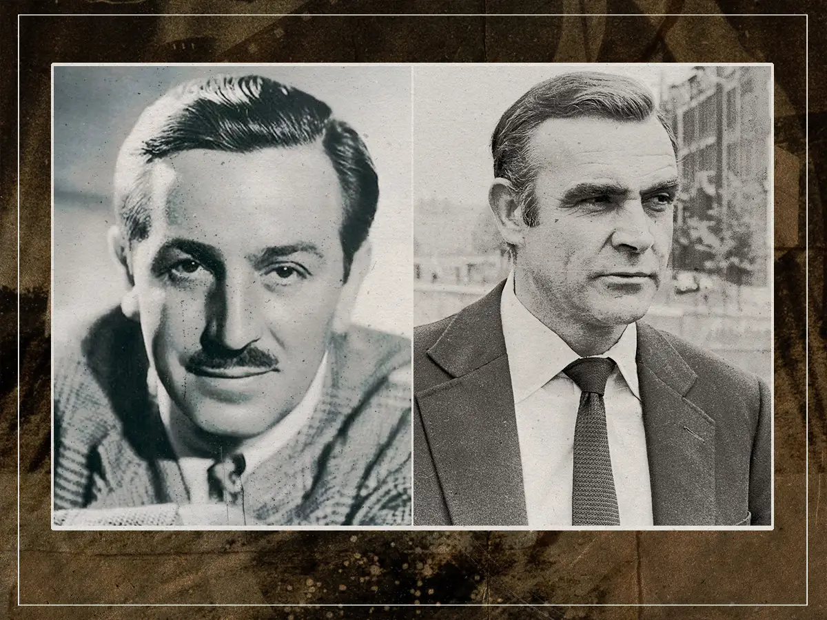 Quão capturado Walt Disney Sean Connery durante sua primeira visita a Hollywood