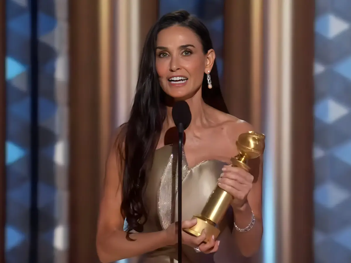 Critics Choice 2025: Demi Moore defiende las películas de terror durante el discurso de aceptación para La sustancia