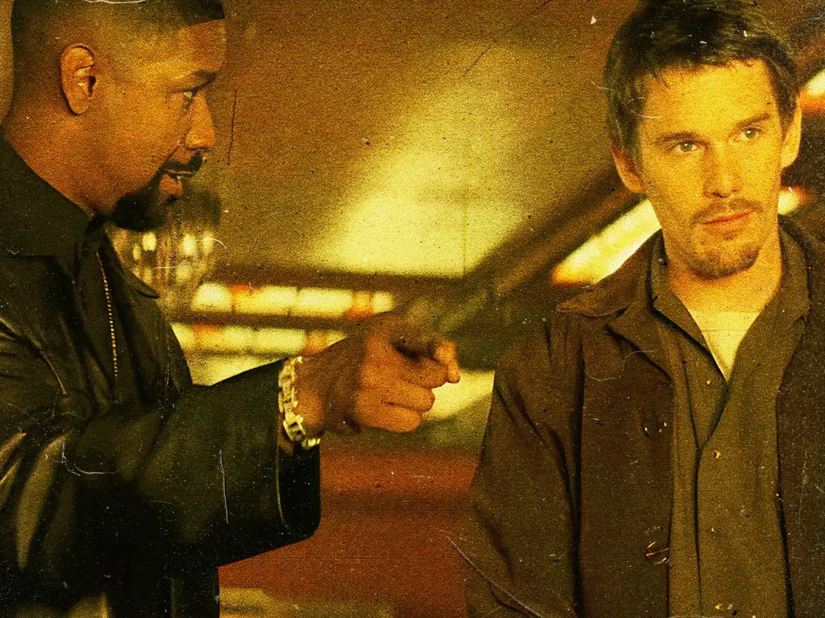 Denzel Washington tentou sabotar o dia de treinamento de Ethan Hawke?