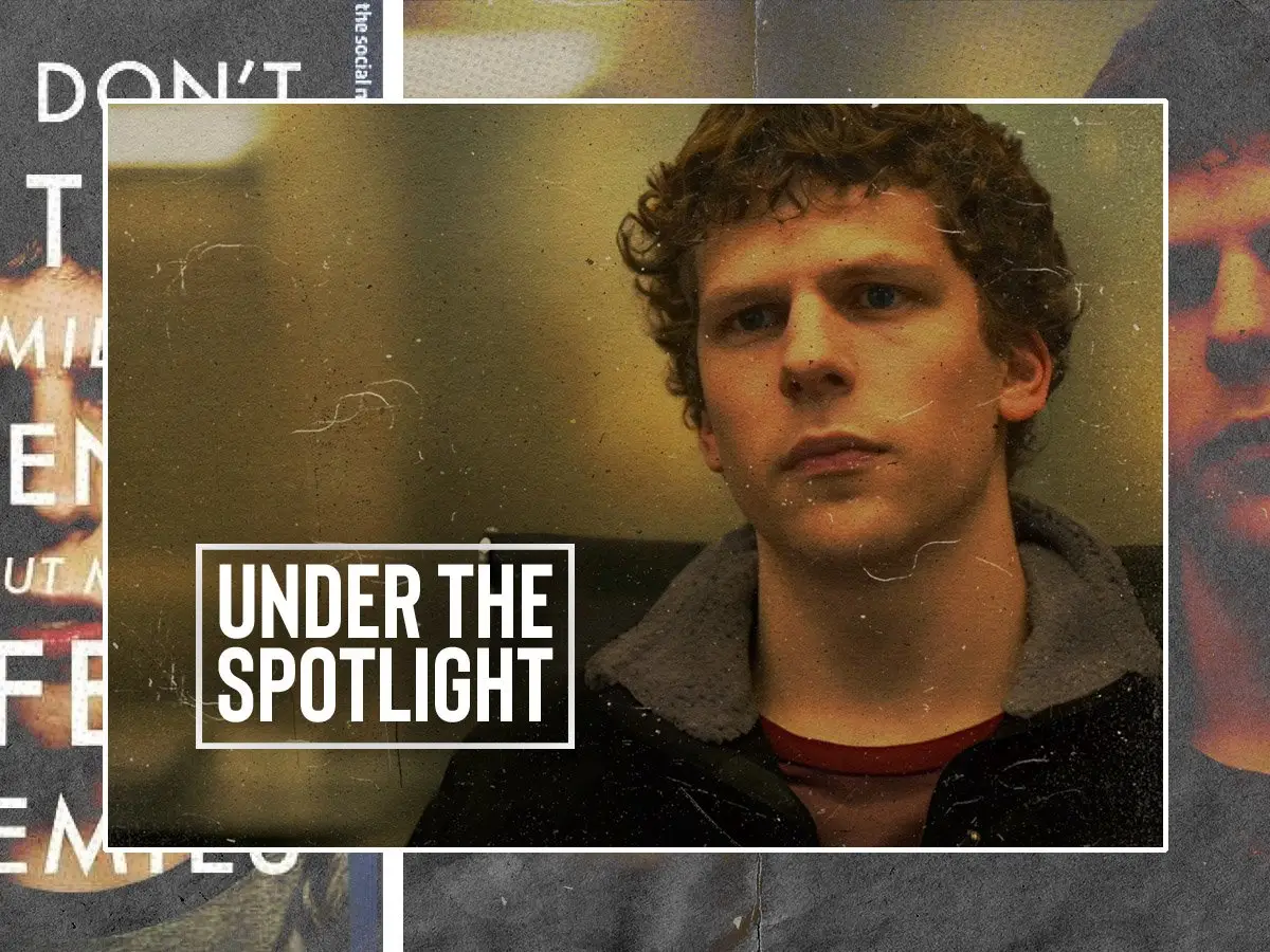 No centro das atenções: Jesse Eisenberg na Rede Social