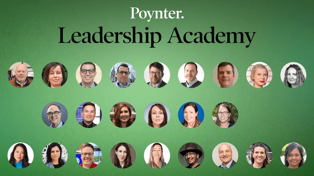 Poynter lanza una nueva era de desarrollo de liderazgo, nombra a 25 periodistas para reinventar la academia