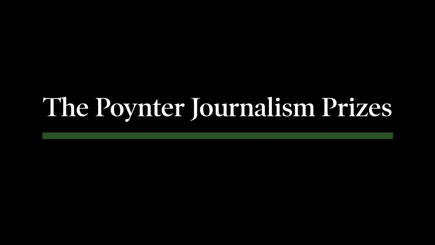Les prix Poynter de journalisme 2026 sont désormais ouverts aux inscriptions jusqu'au 13 février