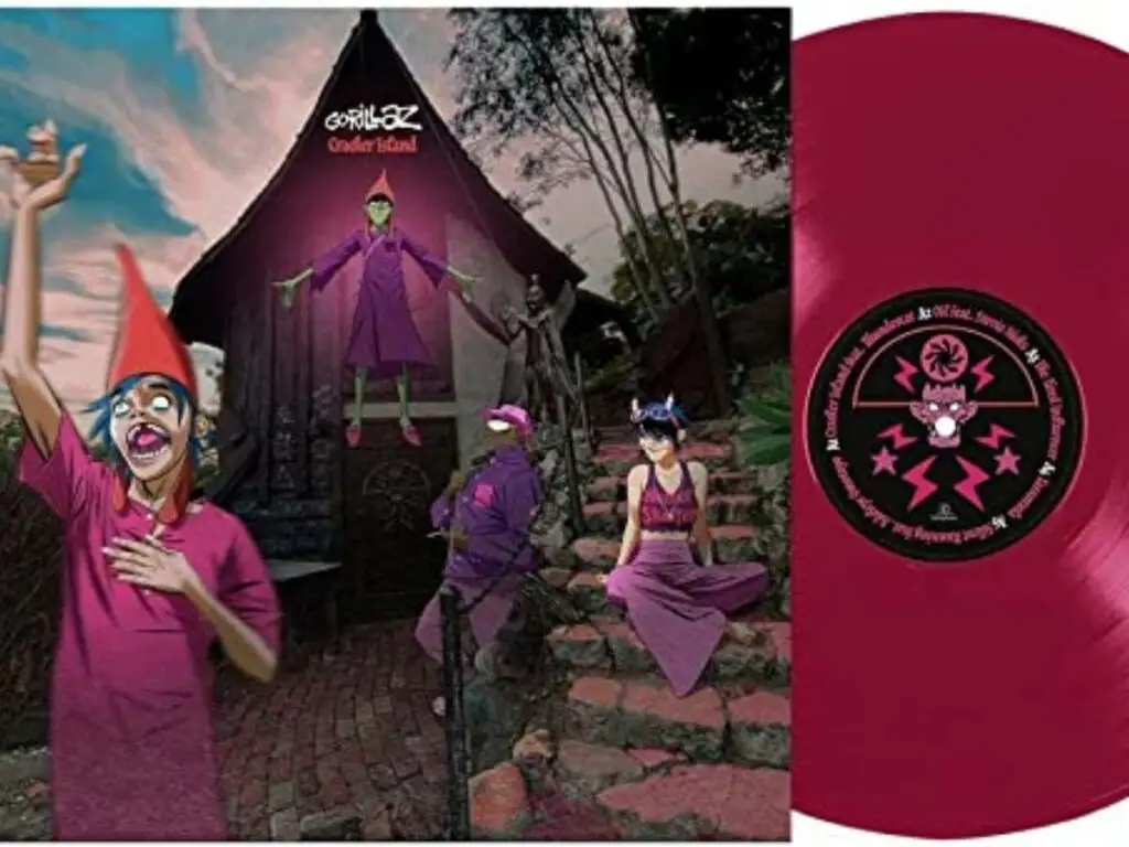 Gorillaz - Cracker Island [Amazon Exclusive Opaque Plum Red]
