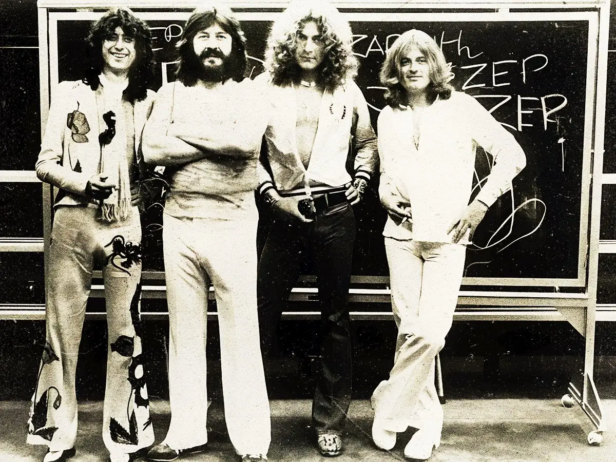 O único álbum de Led Zeppelin guiado com eles onde quer que estivessem