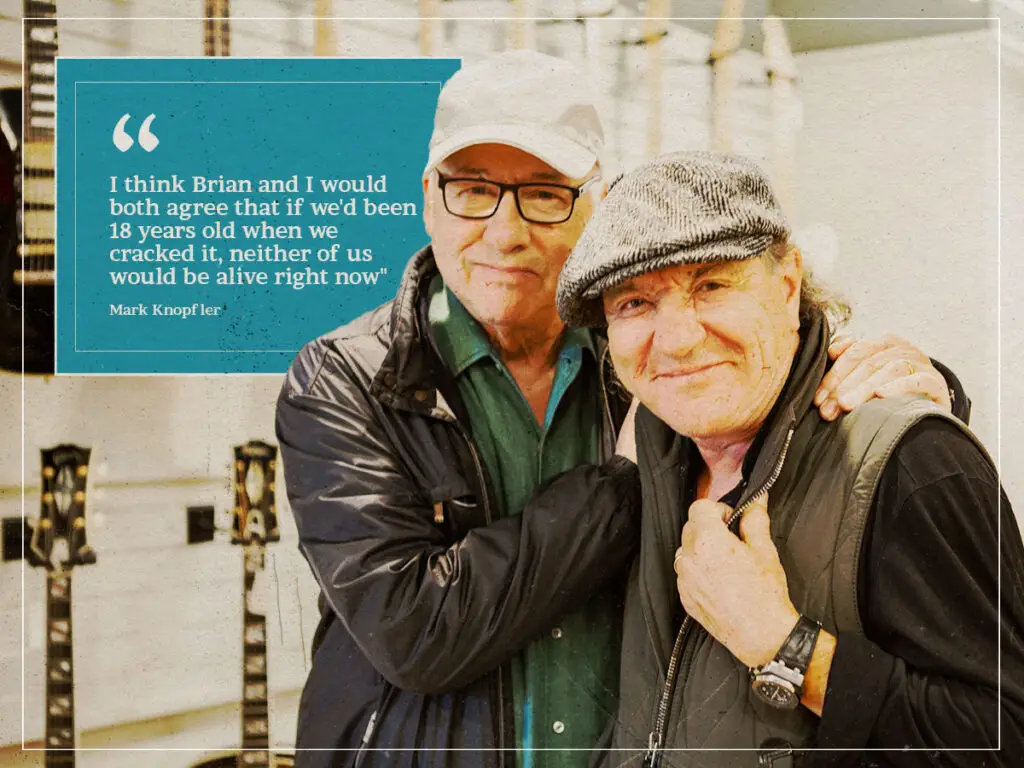 De Geordie Roots a Global Legends: Mark Knopfler y Brian Johnson discuten su última Odyssey of Music Icons