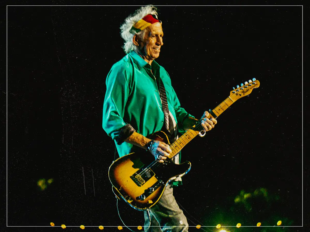 Keith Richards foi o único papel com uma década em 1980?