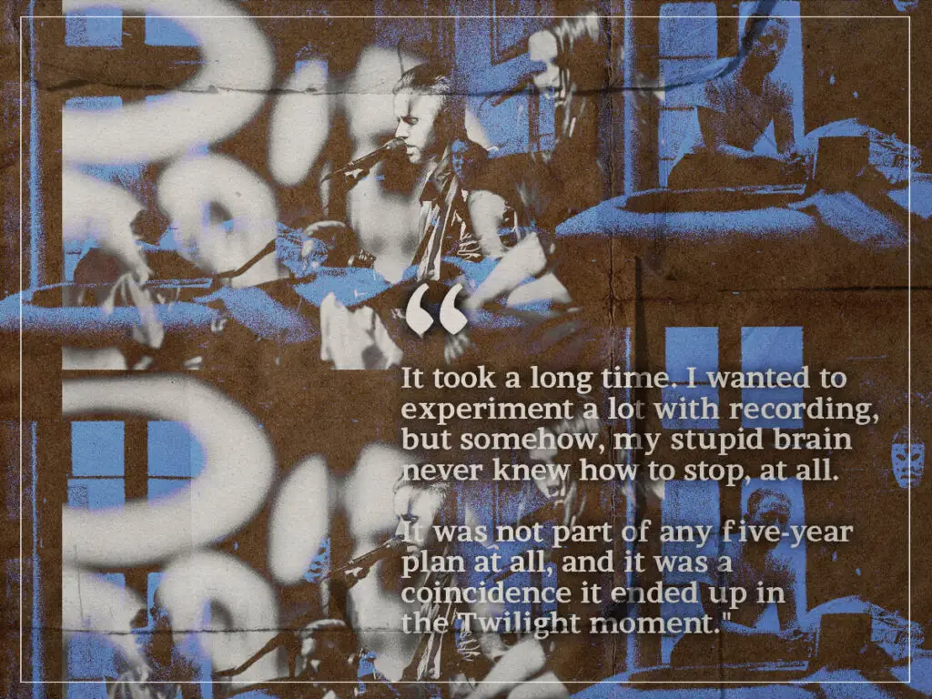 Blue Foundation on Eye's Next on Fire: Esta não é mais a nossa música