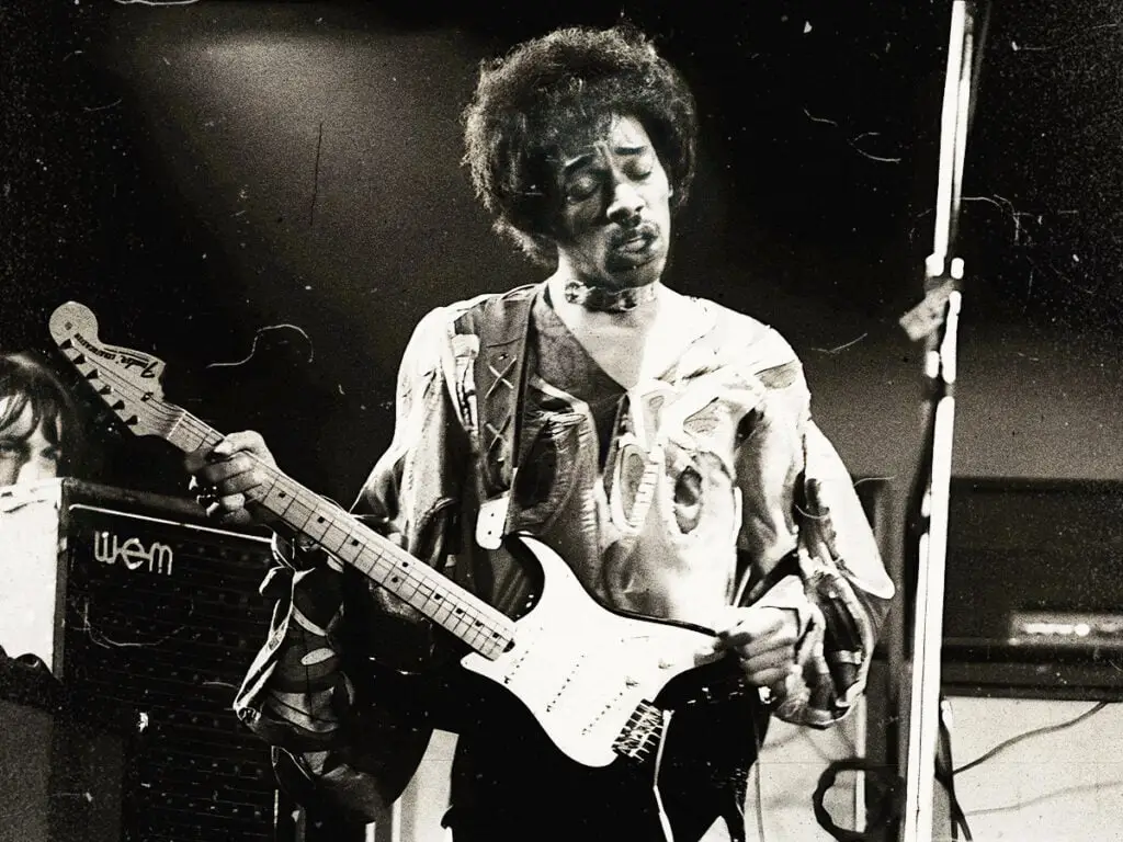 O que é um nevoeiro roxo de acordo com Jimi Hendrix?